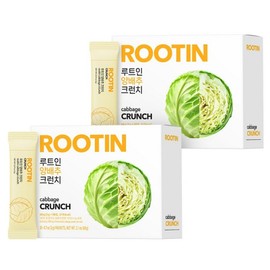 Root-in Cabbage Crunch 30p, 60g, 2 packs / 루트인 양배추 크런치 30p, 60g, 2개
