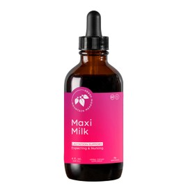 Mountain Meadow Herbs Maxi-Milk- Natural Liquid Lactation Support to Increase Breast Milk Production Quickly & Effectively for Breastfeeding Moms - 4 oz