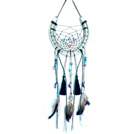 Luckly Horseshoes Dream Catcher Handmade Dream Catchers for Bedroom Wall Hanging Home Decor Ornaments Craft Men Women
