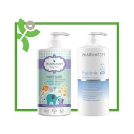 Pharmasept Tol Velvet Mild Bath, 1L & Hygienic Shower 1L (944 & 890)