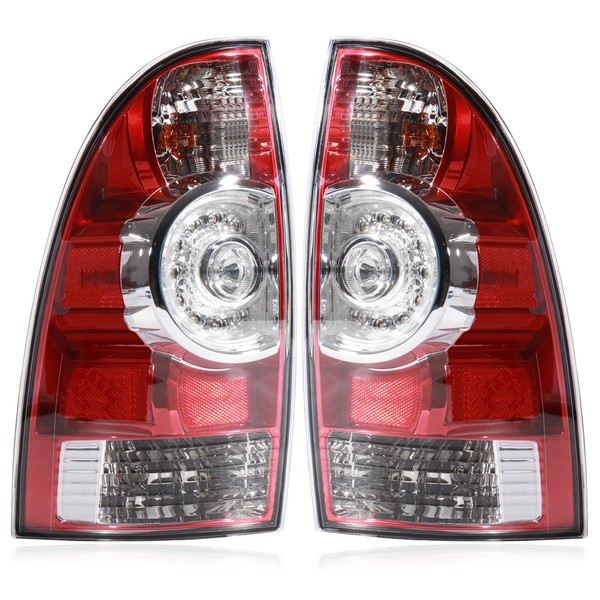CONLLCON LED Tail Lights Assembly Compatible with 2005-2015 Tacoma, Rear