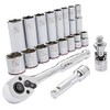 Kobalt 573348 19-Piece 3/8-Inch Drive Mechanic's Tool Set with Hard