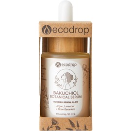 Ecodrop Anti Ageing Bakuchiol Serum - 30ml | Natural Retinol Alternative & Vegan Botanical Skincare for Face | Nourishes & Rejuvenates Skin to Improve Fine Lines, Wrinkles & Texture for Smooth Skin
