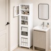 Vtopmart 63.2" Tall Slim Bathroom Storage Cabinet with 4 Adjustable