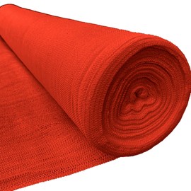 Farm Plastic Supply -Red Shade Cloth - 85% - Mesh Fabric for Fence Privacy Screen, Garden Shade, Mesh Fence Screening, Shade Cloth Rolls, Wind Screen, Red Shade Cloth (21' x 20')