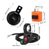 Motorcycle Handlebar Horn Turn Signal Light Switch Assembly 7/8in Multifunctional