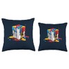 Melting Speed Cubing Puzzle Cuber Throw Pillow