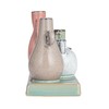 Creative Co-Op 4 Stoneware Mounted Vases on a Base with