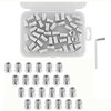 Ziranee M6 Threaded Inserts for Wood, 100 Pcs Threaded Insert