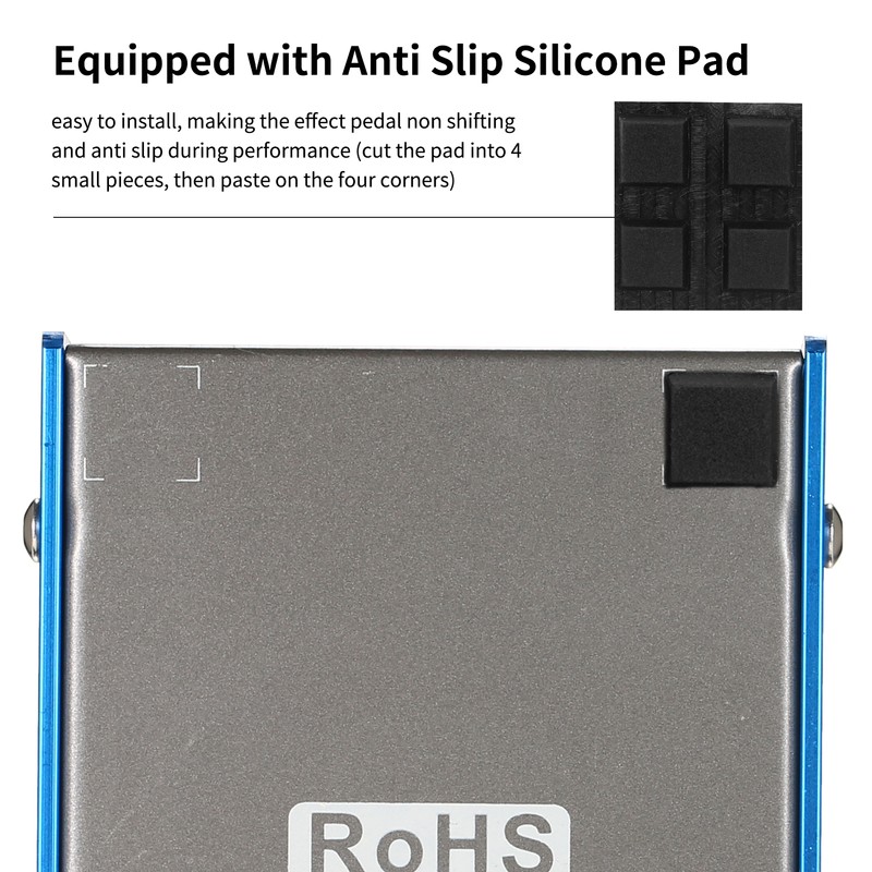 IRIN Overdrive Guitar Effect Pedal 2 Toggle Mode Switch Tone/Gain/Volume/Boost