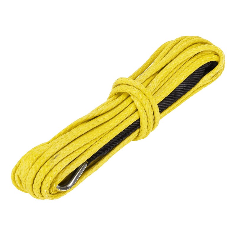 Winch Cable, Synthetic Winch Rope, Vehicle Winch Accessories, 7700 lbs,