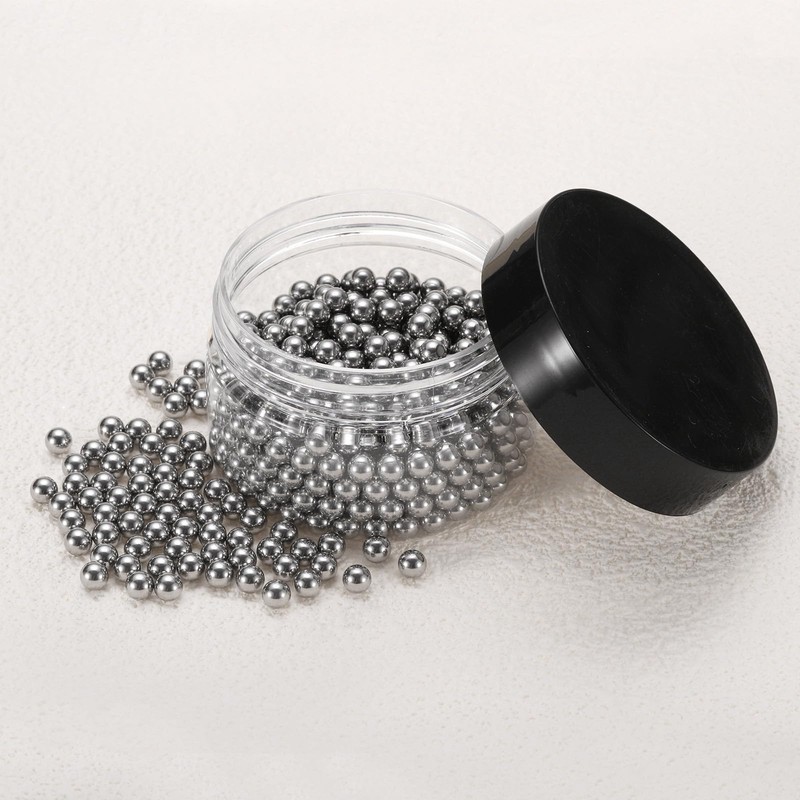 sourcing map 500pcs Chrome Steel Bearing Balls 5mm Precision Balls,
