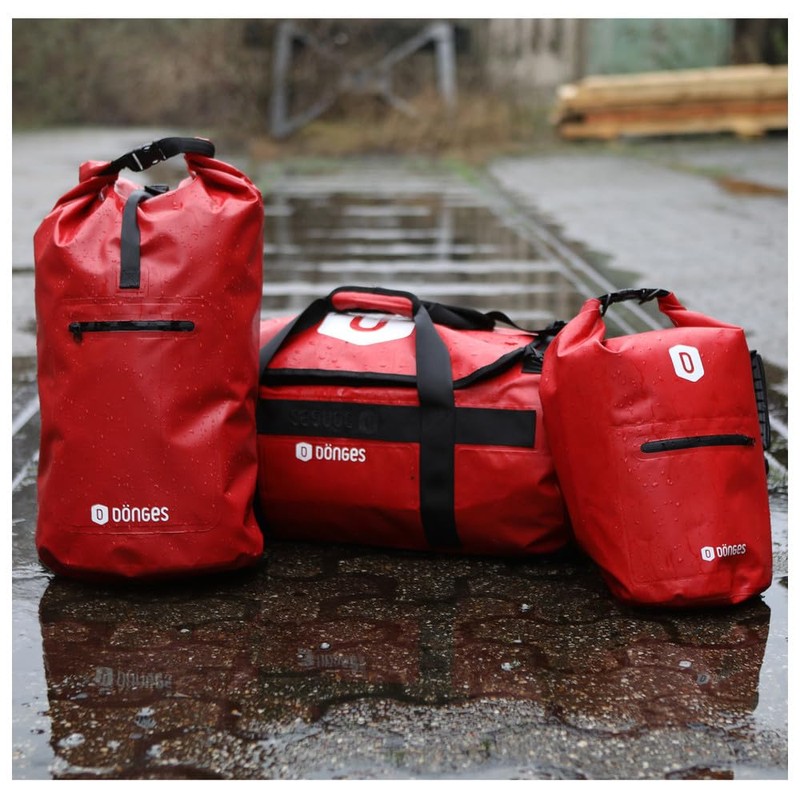Dönges Pack sack waterproof, Red 24l, Outdoor