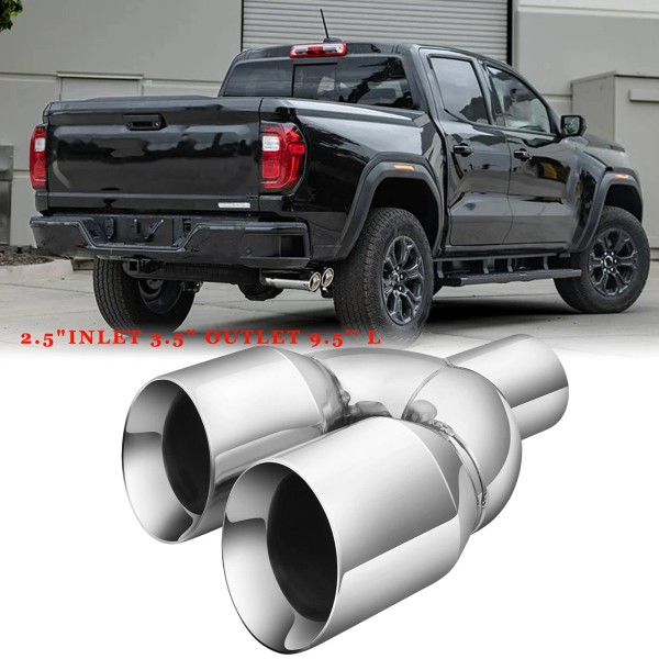 KEEPDSGN For GMC Canyon SLE Diesel Exhaust Tip 2.5" Inlet