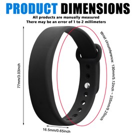 Vibrationswecker Armband, Vibrationsalarm Erinnerung Uhr mit Timer und 10 Täglichen Alarmen, Silent Vibrations Wecker Armband kann die Körpertemperatur Messen, Vibrationsarmuhr für Kinder Erwachsene