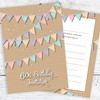 Olivia Samuel 20 x 60th Birthday Party Invitations - Pastel