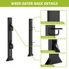 Weed Eater Racks for Open Trailer, 2 Place Heavy Duty