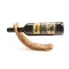 NATUREHOME Design Olive Wood Wine Bottle Holder 25 cm
