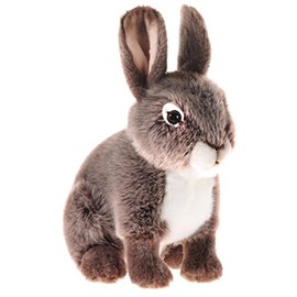 Heunec 274471 Petting Zoo Rabbit Cushion, Taupe