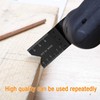 10Pcs Oscillating Saw Blades, High Carbon Steel Multitool Blades, Universal