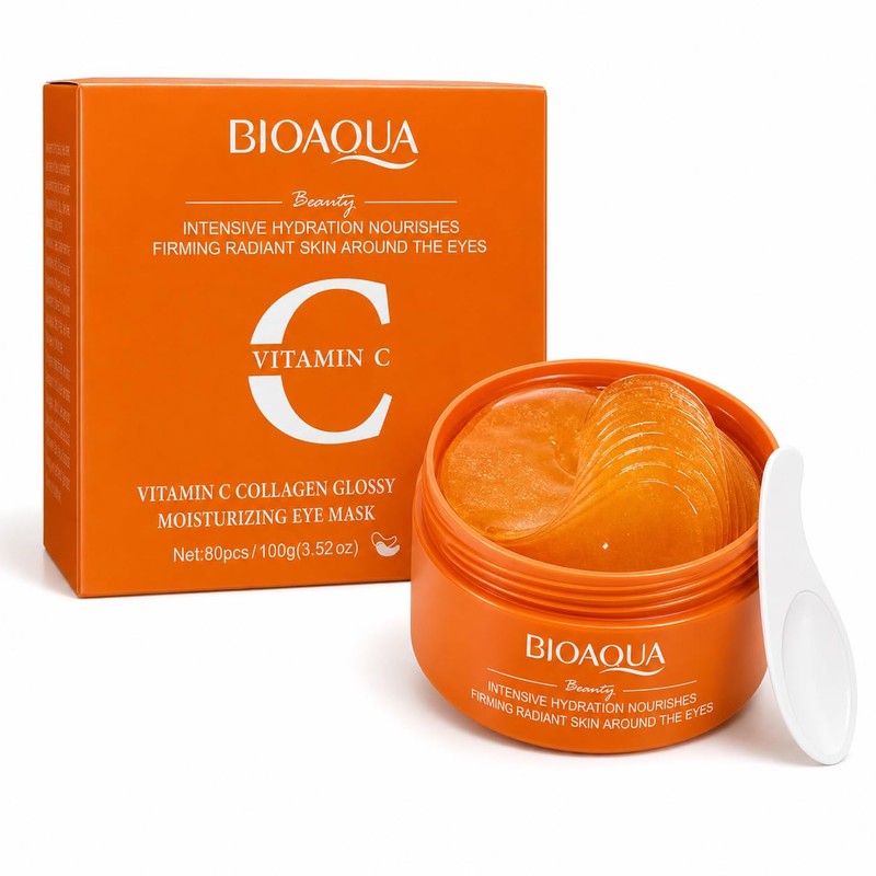 BIOAQUA Parches de Hidrogel para Ojos con Vitamina C y