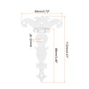 sourcing map 3.5 Inch Door Tee Hinge, 6Pcs T-Strap Hinges
