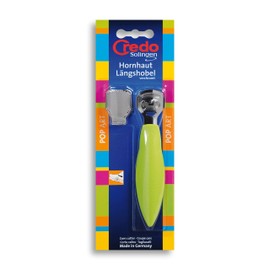 Credo Pop-Art Callus Slicer with Rasp Clip 61003 Green 1