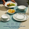 Corelle Vitrelle 18 Piece Glass Dinnerware Sets, Service for 6,