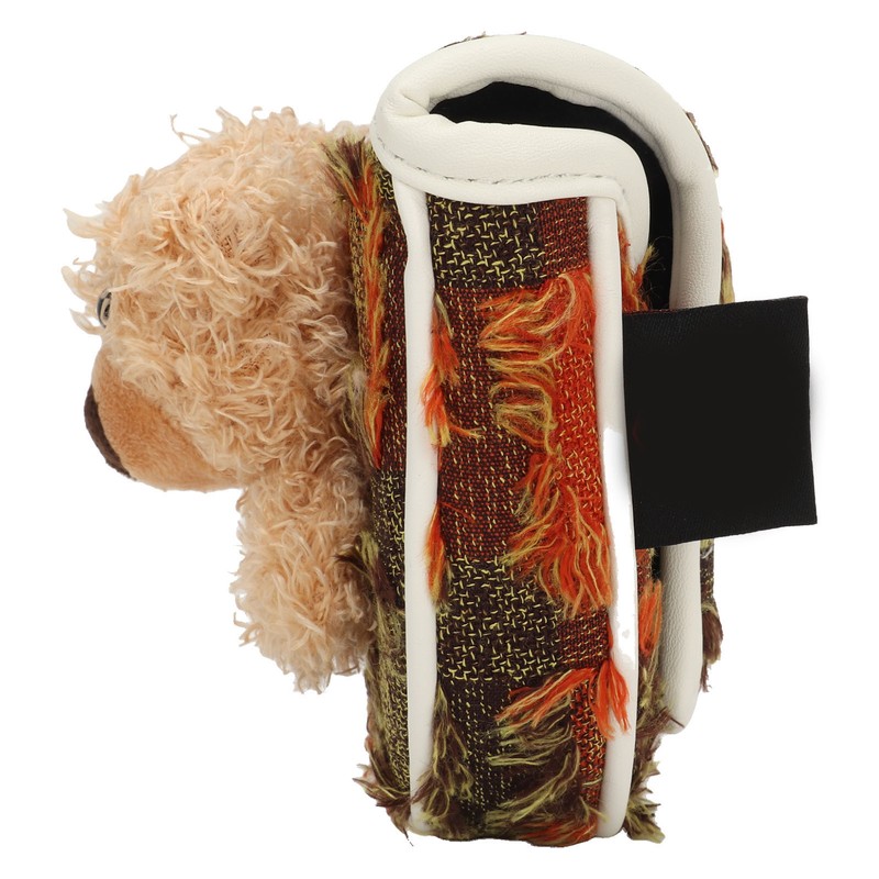 Golf Club Head Cover Half Round Adorable Bear Decor Magnetic
