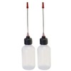 2-2oz Plastic Squeeze Bottle All with 3 inch Stainless Applicators