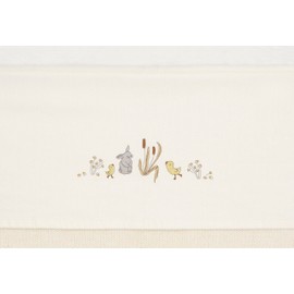 Jollein Bettlaken Wiege - Riverside - 75x100cm - Für Babywiege - 100% Baumwolle - OEKO-TEX Zertifiziert