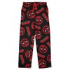 Bioworld Deadpool Repeat Name & Logo Men's Black Sleep Pajama