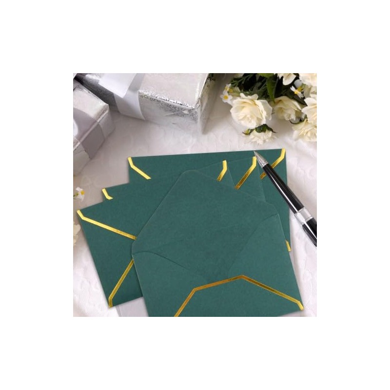 Anseom Pack of 30 Invitation Envelopes, A7 Size, Luxurious Envelopes,
