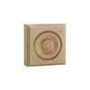 EWAP30 Rosette Casing Corner Block 1" x 3" Square Unfinished,