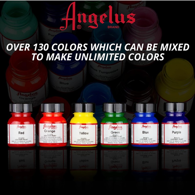Angelus Pintura Acrílica Azul Oscuro para Cuero 29.5 ml