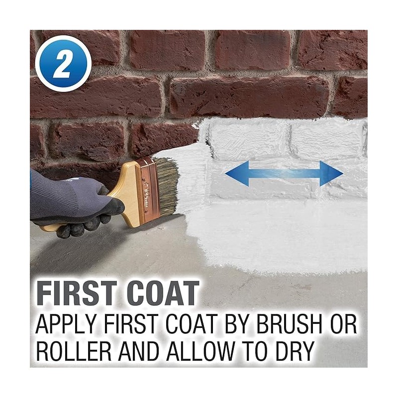 Drybase Liquid Damp Proof Membrane (1 Litre White) - Damp