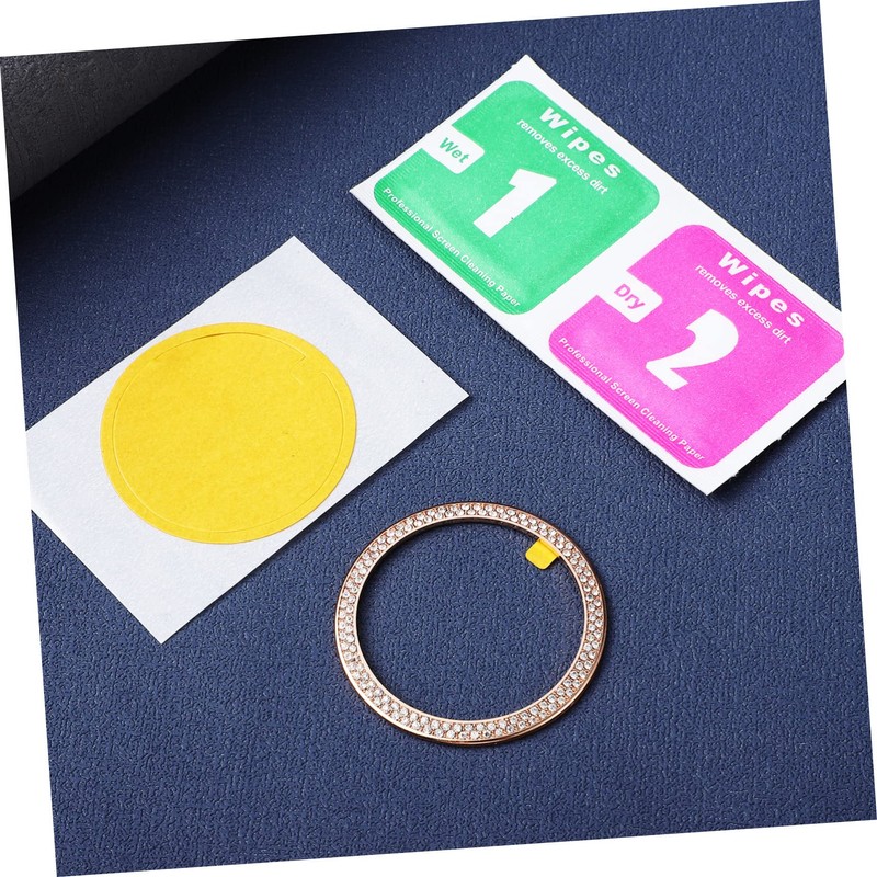 Tofficu Rhinestone Watch Case Protector Ring for Watch Stylish Bumper