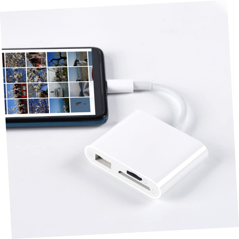 Operitacx USB Card Reader Adapter Compact OTG Reader for Phone