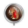 Little Red Riding Hood with Wolf in Woods Pill Case