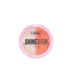 NOTE COSMETIQUE Callista Shine & Fun Face Duo Allık & Aydınlatıcı Paleti 120 Dream Team