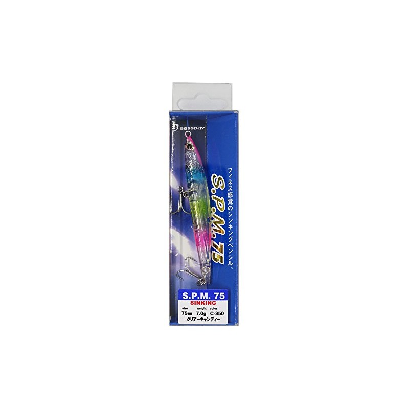 Bassday S.P.M Pencil Bait 75mm 7g Clear Candy C-350 Lure