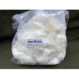 GREENandORGANIC White REFINED African Shea Butter 14oz Premium 100% Natural Pure Cold pressed Organic Grade A Ghana Skin Beauty Care Face Body Hair Scalp Non-GMO