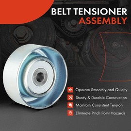 A-Premium Belt Idler Pulley Compatible with Mitsubishi Outlander 2012-2020, Lancer 2013-2017, Outlander Sport 2012-2023, 2.0L 2.4L