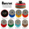 8PCS/Set 4 Inch Dry Polishing Pad Sharp Flexible 100mm Diamond