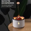 Flame Aroma Diffuser Seajelly Atomizing Humidifier Home Spitting Smoke Ring