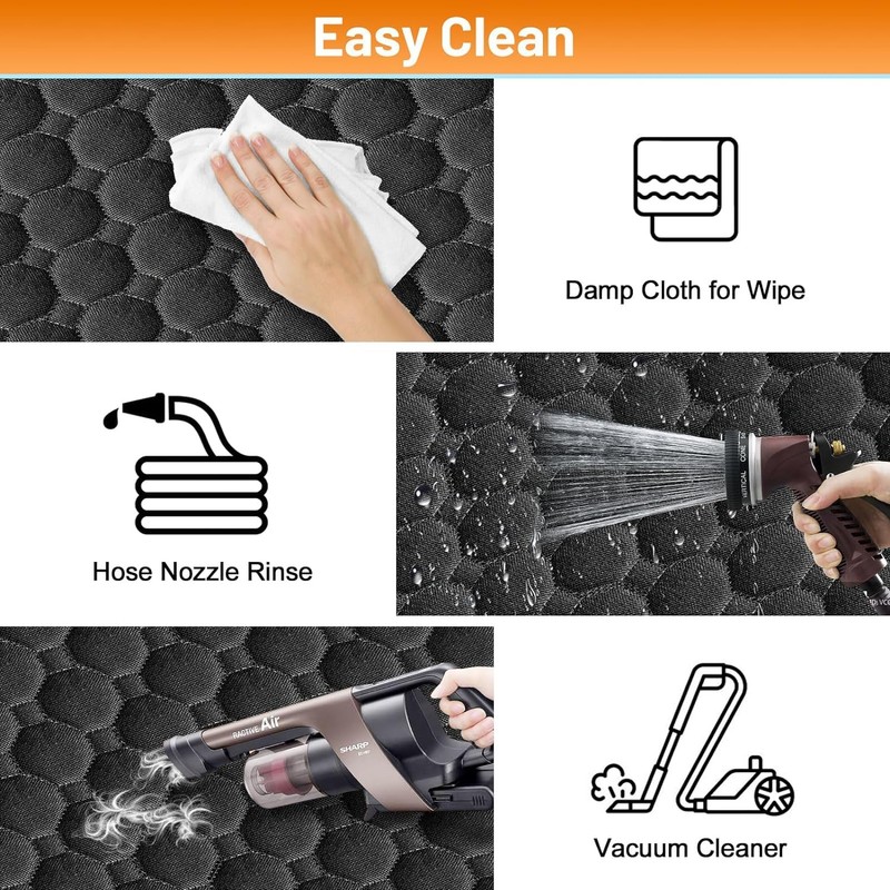 Mancro Floor Dog Hammock for Truck with Flip Up Rear