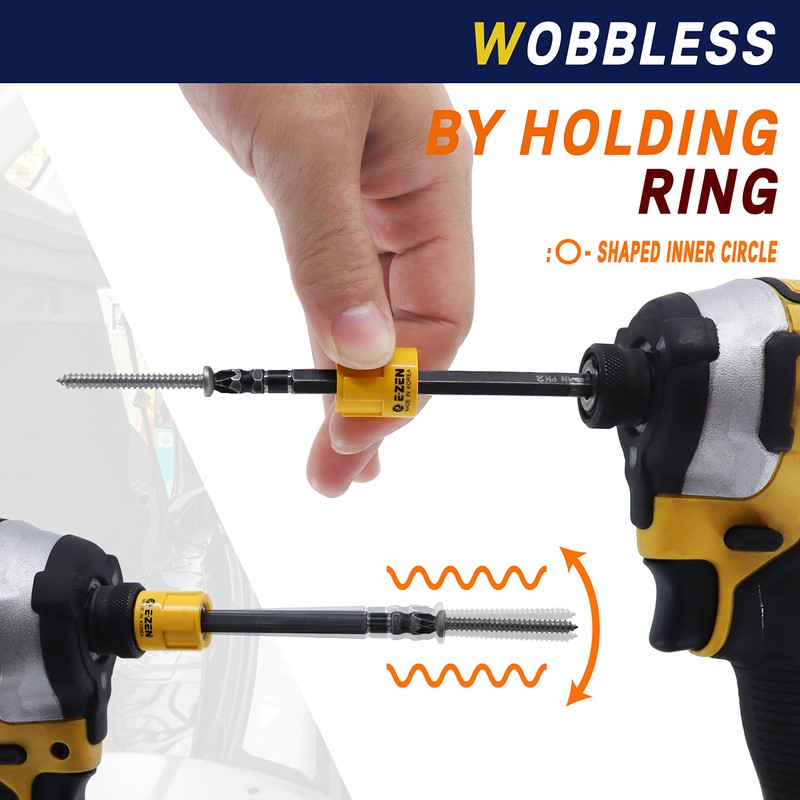 E-Zen Korea Bit Magnetiser/Demagnetiser Rings 2 Pcs. Made In Korea.