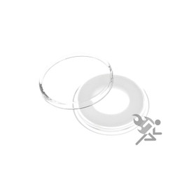 (10) Air-tite 15mm White Ring Coin Holder Capsules for 1/10oz Gold Maple Leaf
