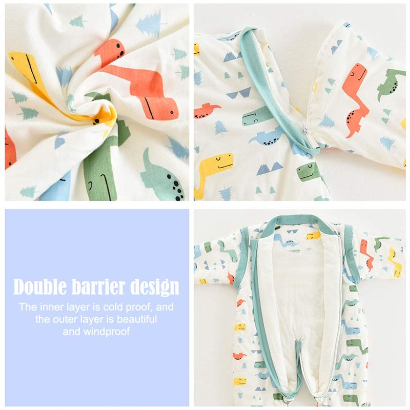 Baby Sleep Bag with Legs and Feet Winter Wearable Blanket