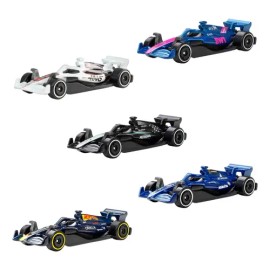 Pack 5 Autos F1 Hot Wheels Let's Race 3 Años En Adelante 5 Pack Multicolorido